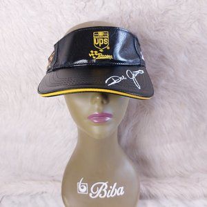 Modern Robery Yates Racing Hat UPS Racing #88 Logo Black Leather Visor Cap